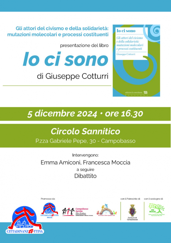 Io ci sono - Presentazione 5 dicembre
