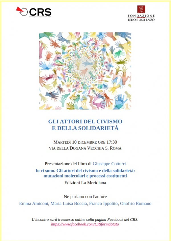Gli attori del civismo e della solidarietà - 10 dicembre