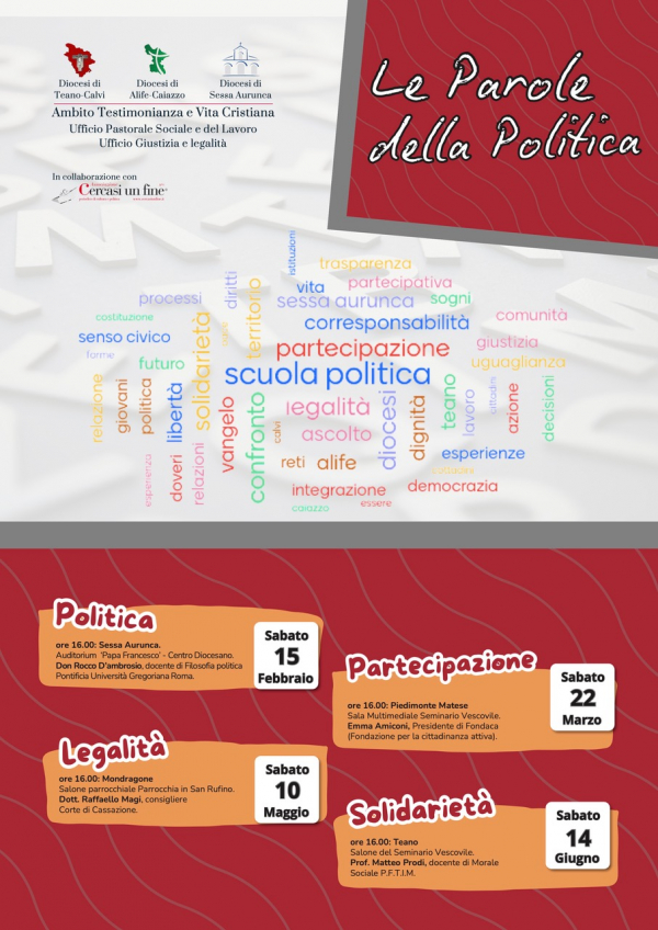 Le parole della politica 22 marzo